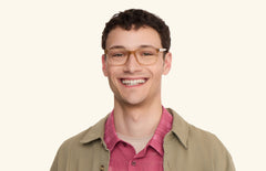 The Kirby - Honey Clear - LifeStyle Thumbnail2 - Pair Eyewear