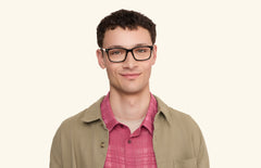 The Kirby - Black Acetate Gold Metal - LifeStyle Thumbnail1 - Pair Eyewear