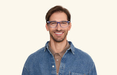 The Kirby - Blue Clear - LifeStyle Thumbnail2 - Pair Eyewear
