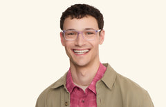 The Kirby - Lavender Clear - LifeStyle Thumbnail2 - Pair Eyewear