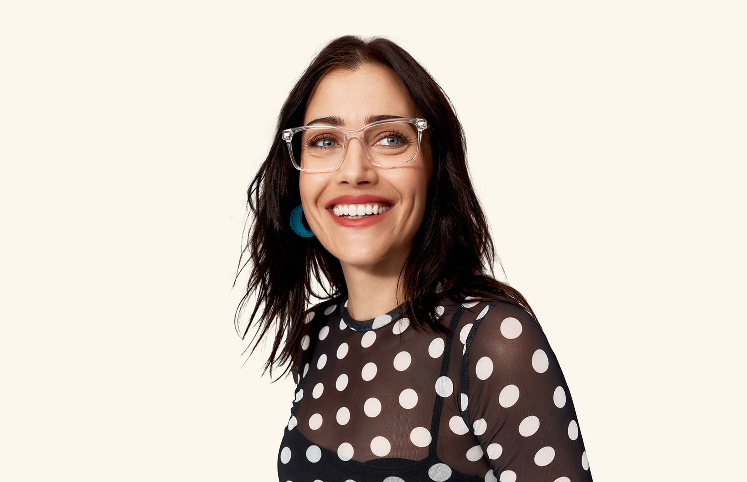 The Kirby - Crystal Clear - LifeStyle2 - Pair Eyewear