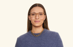 The Kirby - Honey Clear - LifeStyle Thumbnail1 - Pair Eyewear