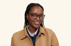 The Kirby - Black Acetate Gold Metal - LifeStyle Thumbnail1 - Pair Eyewear