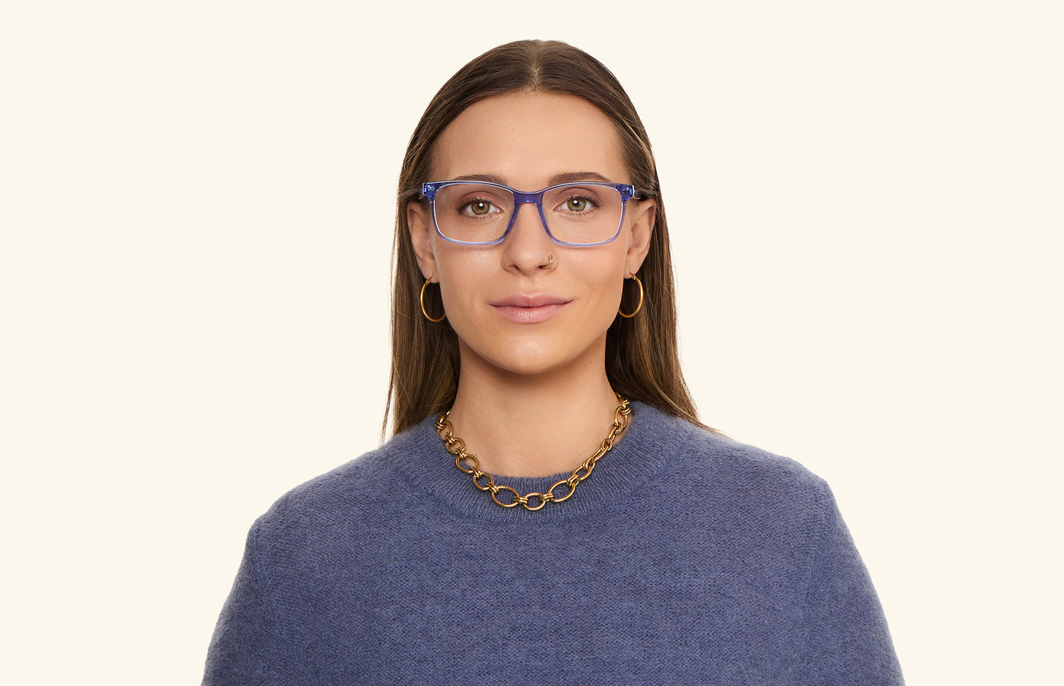 The Kirby - Blue Clear - LifeStyle1 - Pair Eyewear