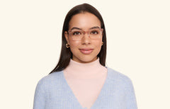 The Larkin - Pink Clear - LifeStyle Thumbnail1 - Pair Eyewear