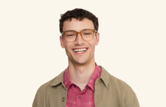 The Murphy - Honey Clear - LifeStyle Thumbnail1 - Pair Eyewear