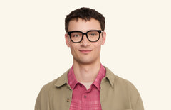 The Murphy - Black Acetate Gold Metal - LifeStyle Thumbnail1 - Pair Eyewear