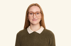 The Murphy - Honey Clear - LifeStyle Thumbnail1 - Pair Eyewear