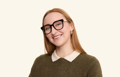 The Murphy - Black Acetate Gold Metal - LifeStyle Thumbnail1 - Pair Eyewear
