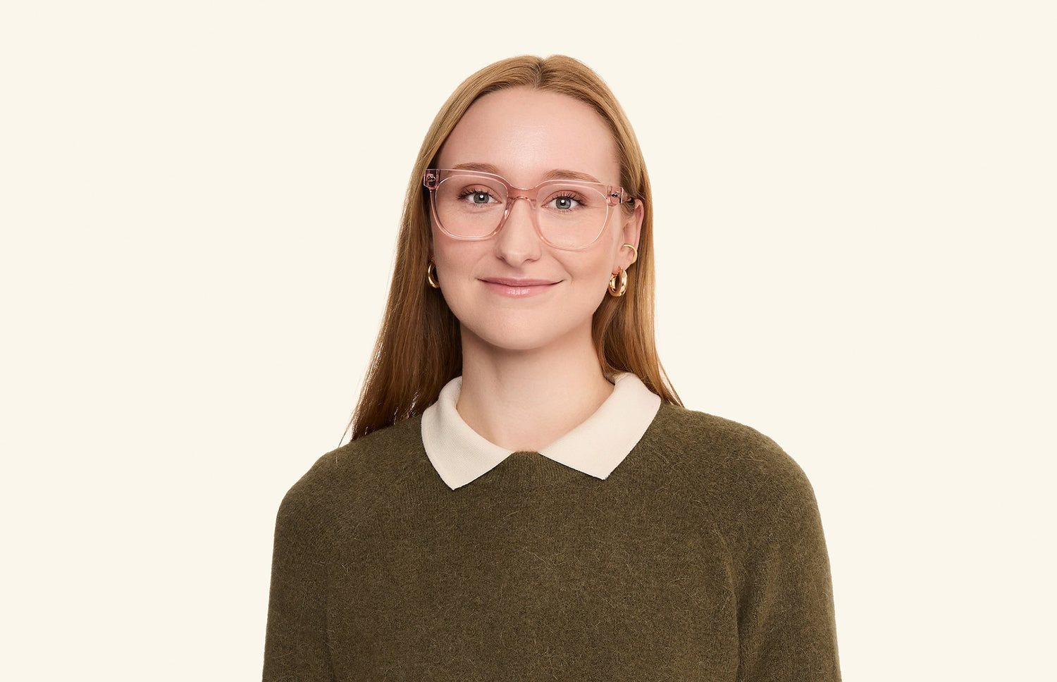 The Murphy - Pink Clear - LifeStyle1 - Pair Eyewear