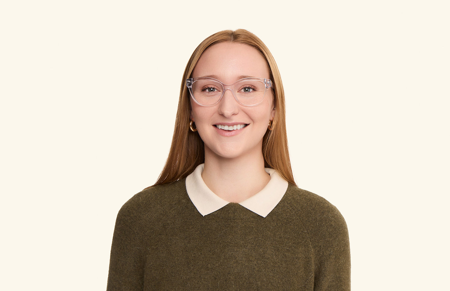 The Quinn - Crystal Clear - LifeStyle1 - Pair Eyewear
