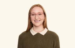 The Quinn - Pink Clear - LifeStyle Thumbnail1 - Pair Eyewear