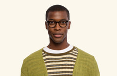 The Reese - Black Acetate Gold Metal - LifeStyle Thumbnail1 - Pair Eyewear