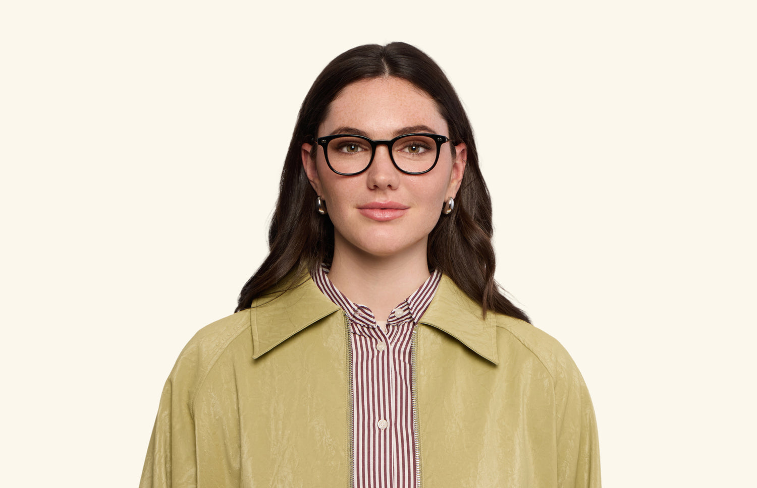The Reese - Black Acetate Gold Metal - LifeStyle1 - Pair Eyewear