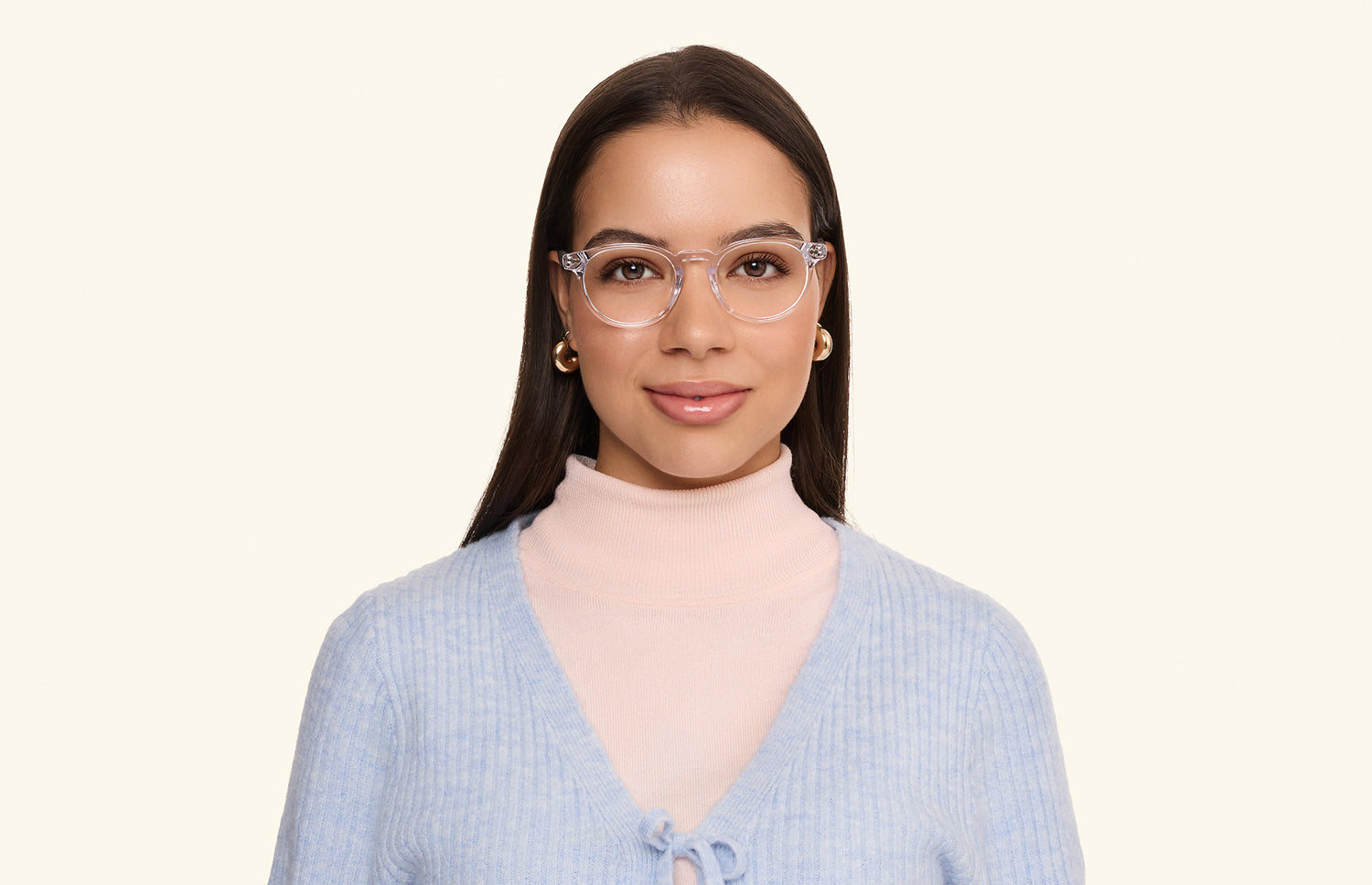 The Soto - Crystal Clear - LifeStyle1 - Pair Eyewear