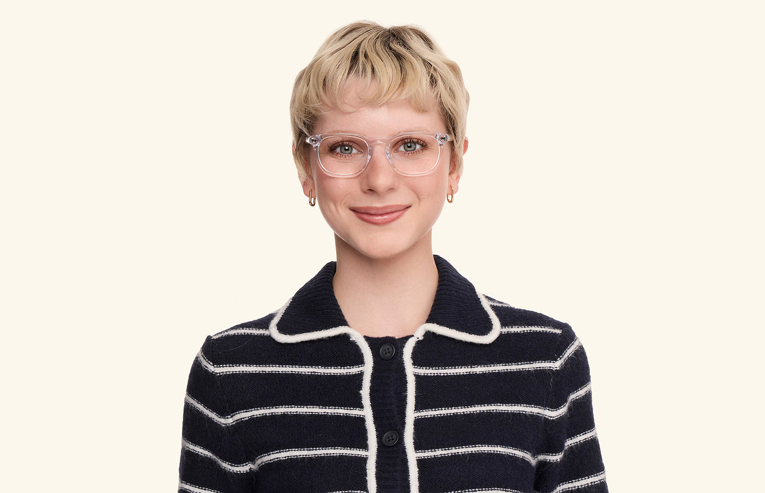 The Twain - Crystal Clear - LifeStyle1 - Pair Eyewear