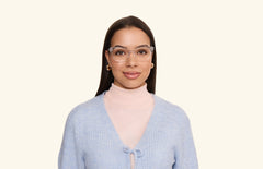 The Wanda - Crystal Clear - LifeStyle Thumbnail1 - Pair Eyewear