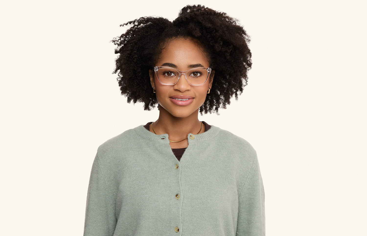 The Wanda - Crystal Clear - LifeStyle3 - Pair Eyewear