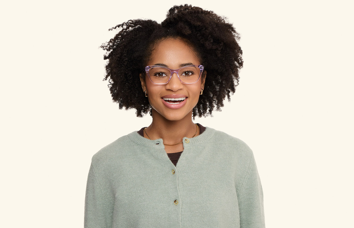 The Wanda - Lavender Clear - LifeStyle2 - Pair Eyewear