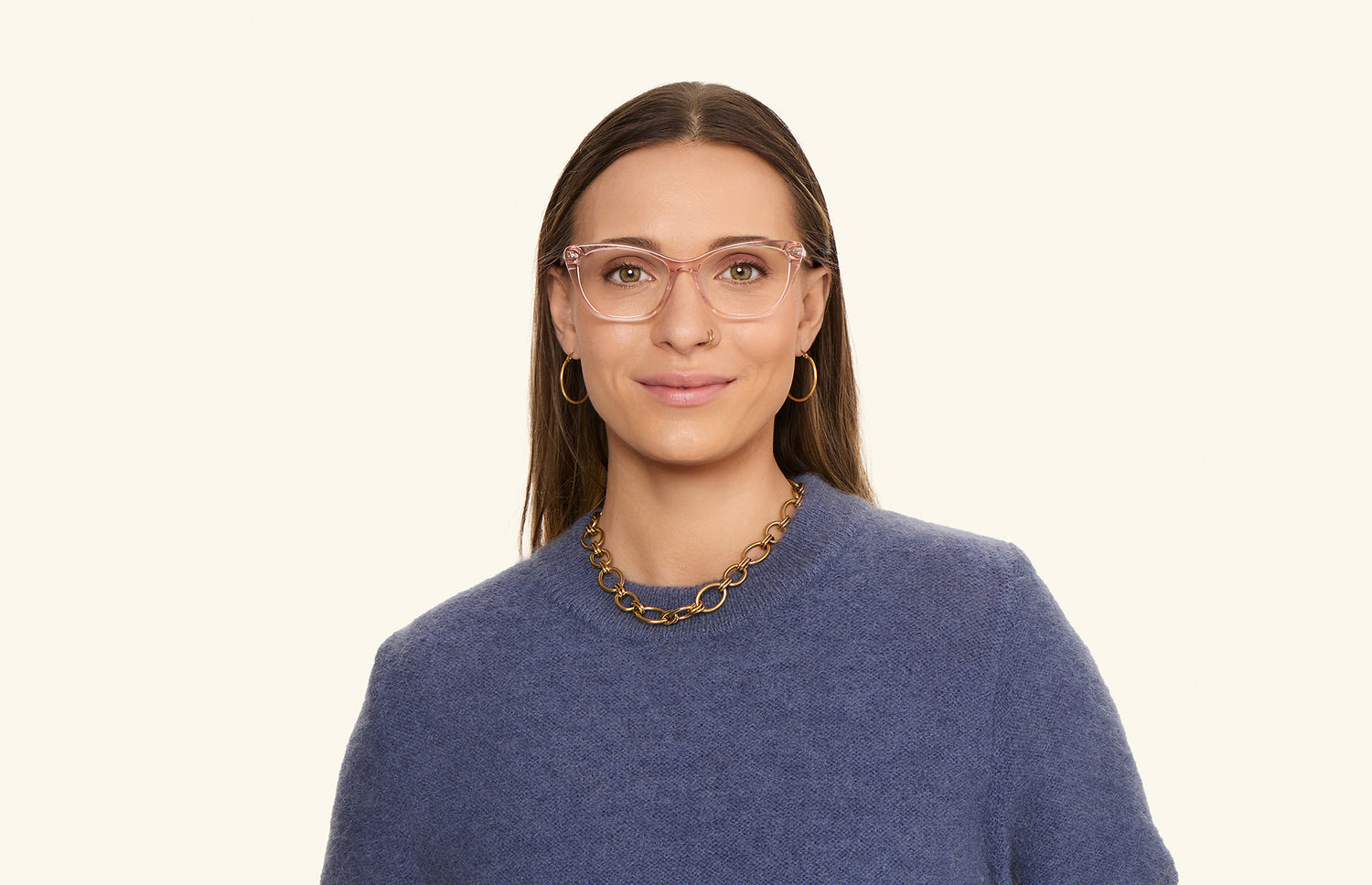The Wanda - Pink Clear - LifeStyle2 - Pair Eyewear