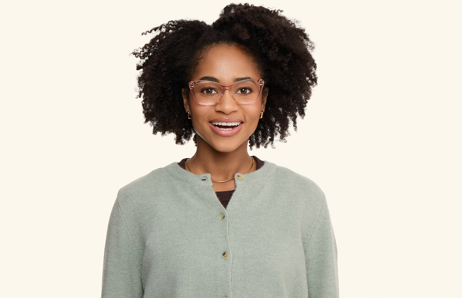 The Wanda - Pink Clear - LifeStyle3 - Pair Eyewear