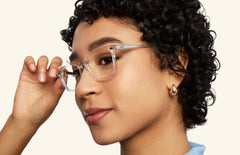 The Casper - Mixed Material - Lensless - LifeStyle Thumbnail 2 - Pair Eyewear