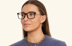 The Kirby - Black Acetate Gold Metal - LifeStyle Thumbnail4 - Pair Eyewear