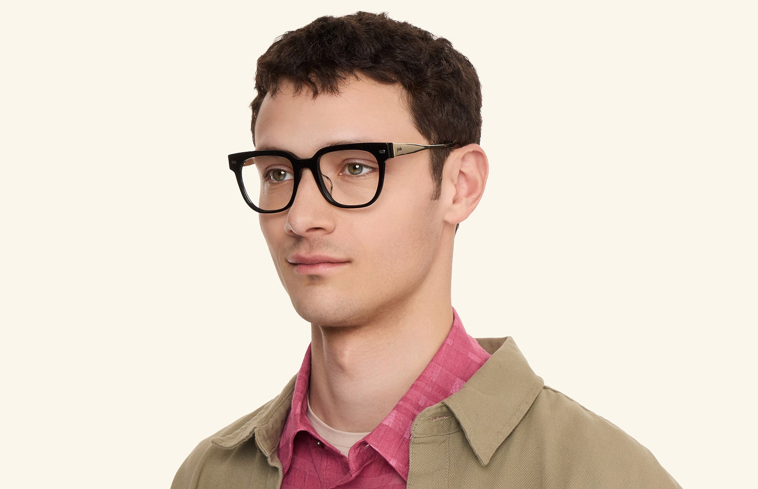 The Murphy - Black Acetate Gold Metal - LifeStyle2 - Pair Eyewear