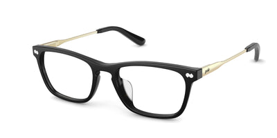 The Casper - Black Acetate Gold Metal - Thumbnail1 - Pair Eyewear