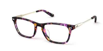 The Casper - Purple Confetti Tortoise Acetate Gold Metal - Thumbnail1 - Pair Eyewear
