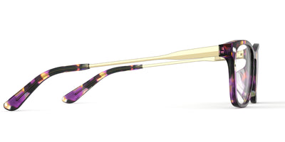 The Casper - Purple Confetti Tortoise Acetate Gold Metal - Thumbnail3 - Pair Eyewear
