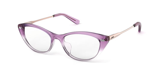 The ella - Violet Pearlized Gradient Acetate Rose Gold Metal - Pair Eyewear