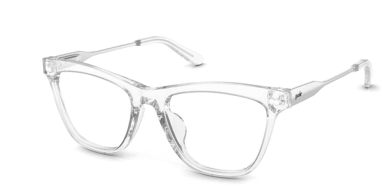 The Harper - Mixed Material - Lensless - Carousel 1 - Pair Eyewear