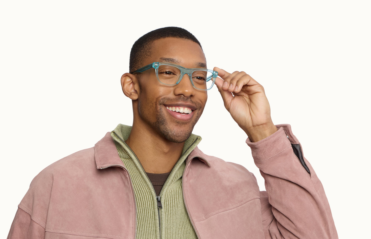 The Jessie - Seafoam Clear - LifeStyle1 - Pair Eyewear