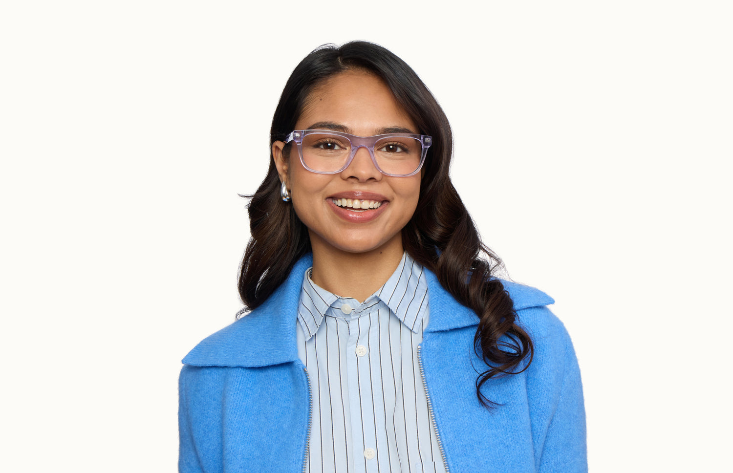 The Jessie - Lavender Clear - LifeStyle1 - Pair Eyewear
