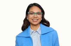 The Jessie - Seafoam Clear - LifeStyle Thumbnail1 - Pair Eyewear