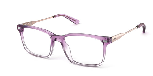 The Kirby - Violet Pearlized Gradient Acetate Rose Gold Metal - Pair Eyewear