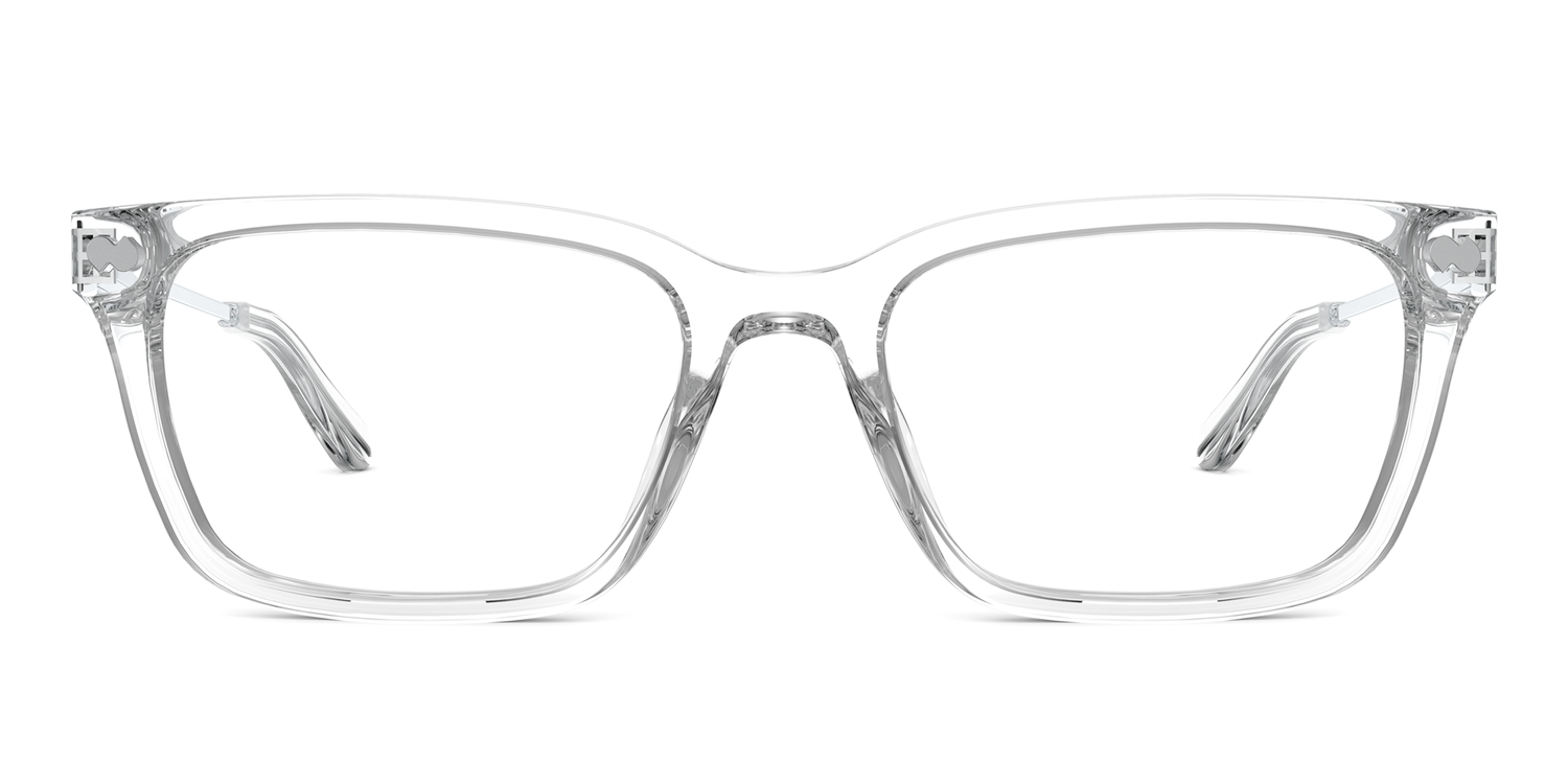 The Larkin - Crystal Clear Acetate Silver Metal - Carousel2 - Pair Eyewear