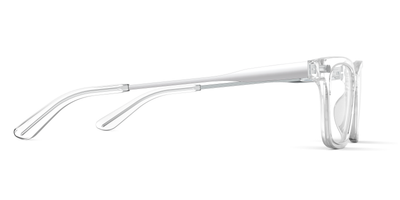 The Larkin - Crystal Clear Acetate Silver Metal - Thumbnail3 - Pair Eyewear