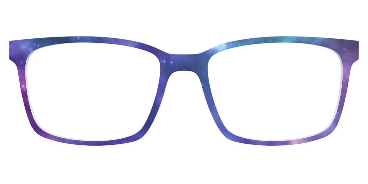 The Galaxy Top Frame in purple and blue on a Kirby base frame