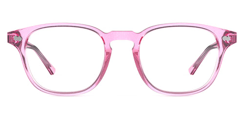 The Otis - Pink Glitter Clear - Pair Eyewear