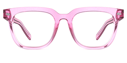 The Payton - Pink Glitter Clear - Pair Eyewear