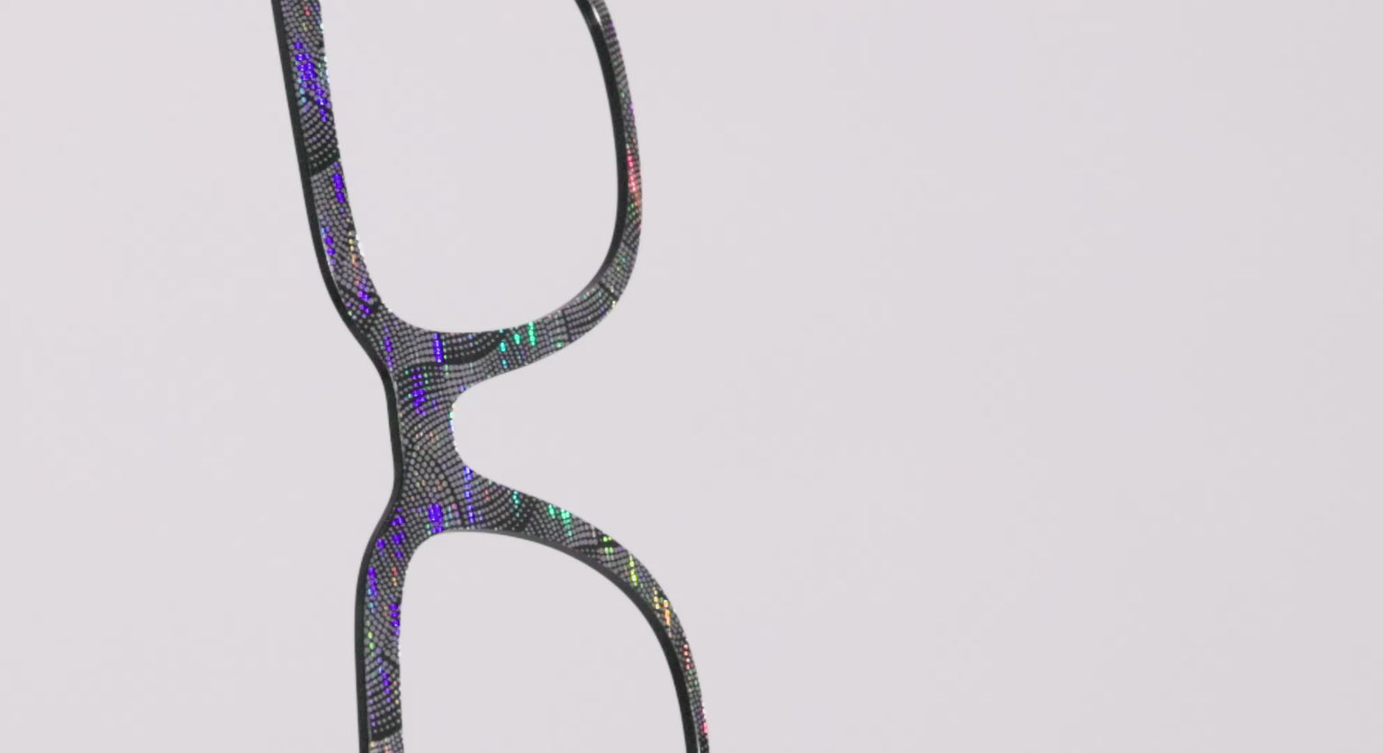 The Silver Iridescent Sound Waves - LifeStyle Thumbnail Video1 - Pair Eyewear