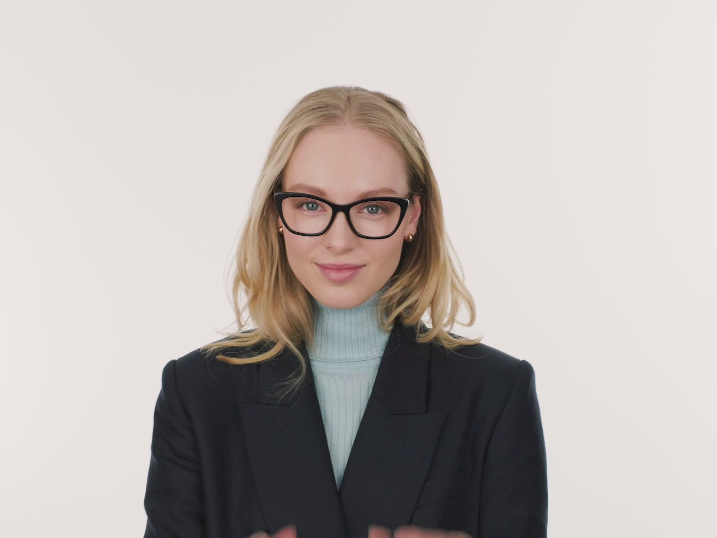 The Black With Celestial Purple Lens - LifeStyle Thumbnail Video1 - Pair Eyewear