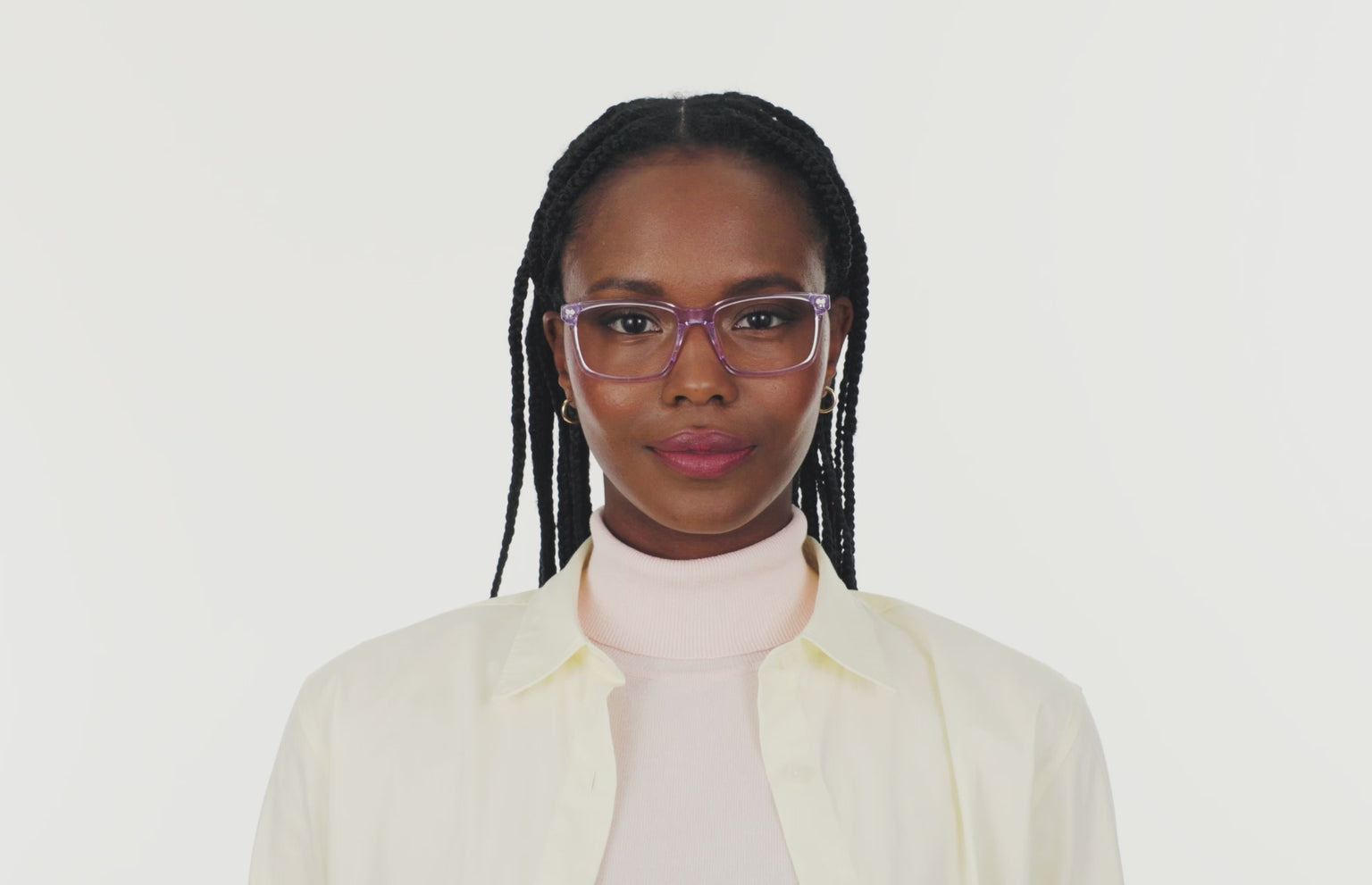 The Kirby - Lavender Clear - LifeStyle Thumbnail3 - Pair Eyewear