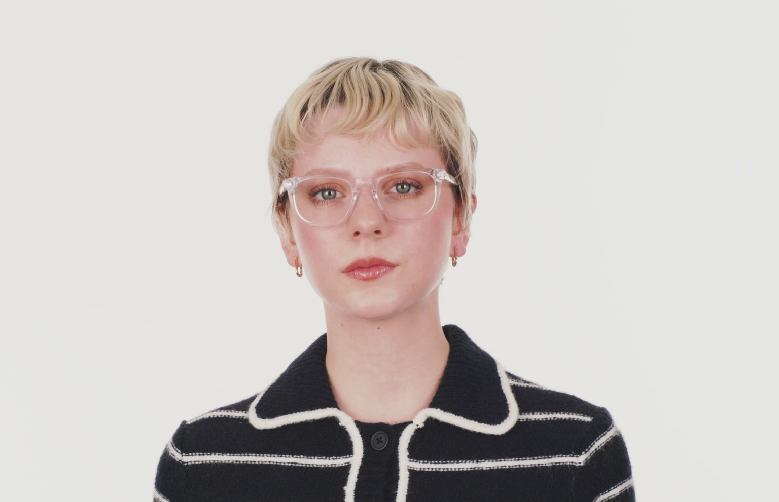 The Twain - Crystal Clear - LifeStyle Thumbnail2 - Pair Eyewear