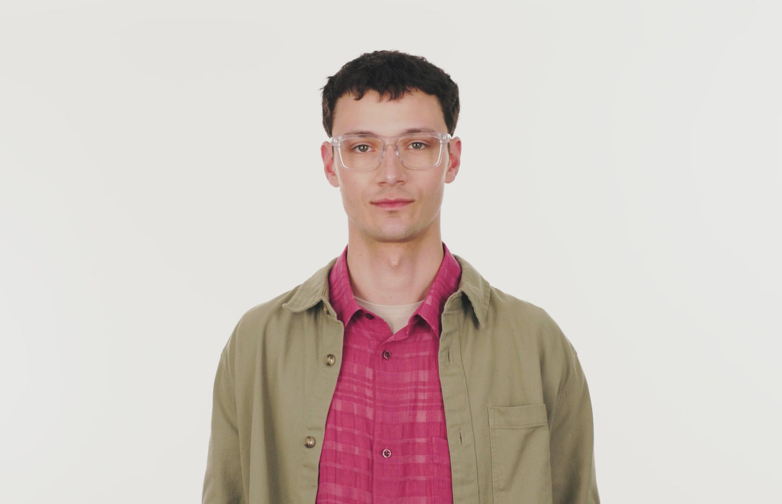 The Drew - Crystal Clear - LifeStyle Thumbnail2 - Pair Eyewear