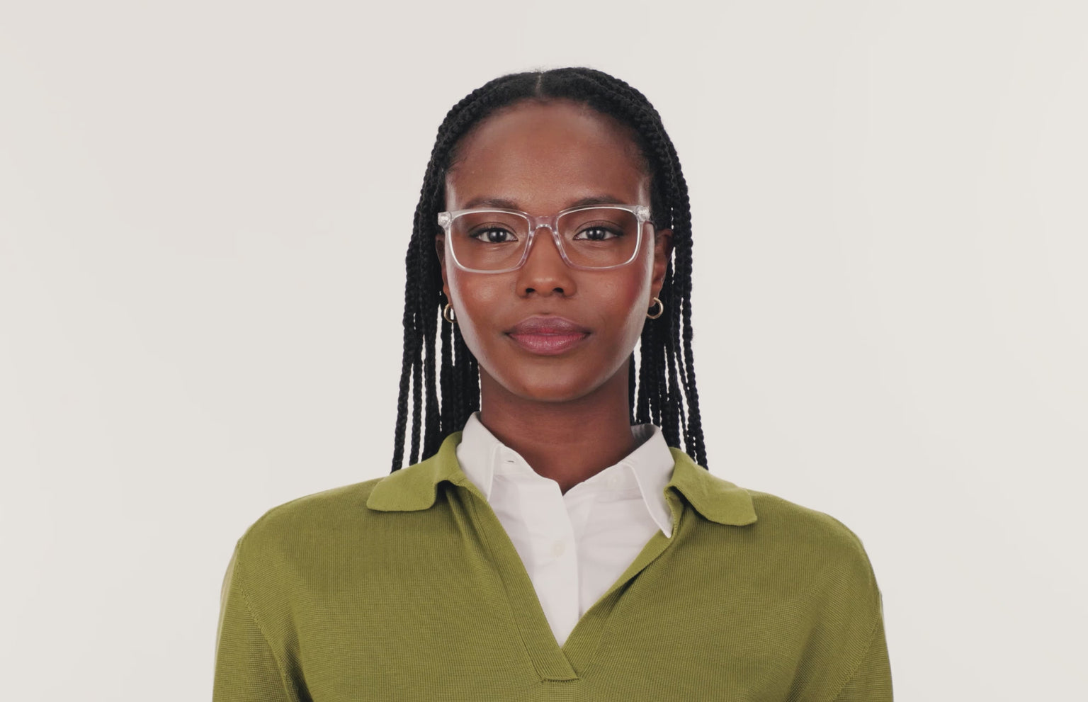The Kirby - Crystal Clear Acetate Silver Metal - LifeStyle Thumbnail5 - Pair Eyewear