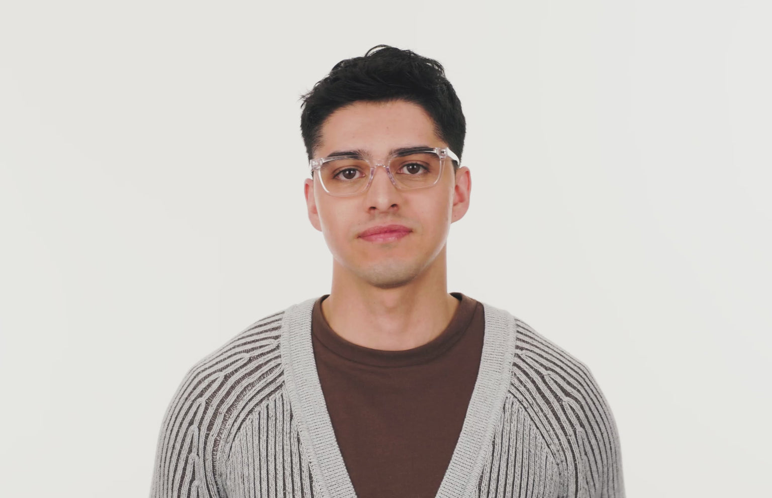 The Larkin - Crystal Clear - LifeStyle Thumbnail2 - Pair Eyewear