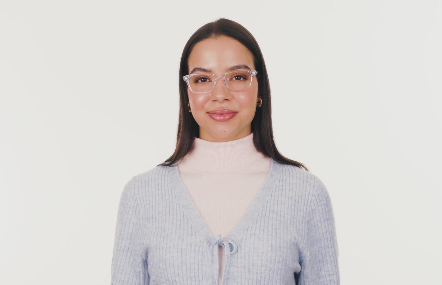 The Finley - Crystal Clear - LifeStyle Thumbnail2 - Pair Eyewear